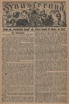 Hausfreund : Beilage zum „Oberschlesischen Anzeiger" und "General-Anzeiger für Schlesien und Posen". 1929, [nr 2]