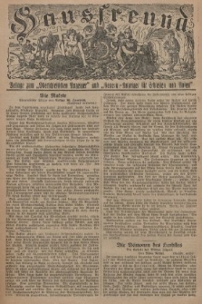 Hausfreund : Beilage zum „Oberschlesischen Anzeiger" und "General-Anzeiger für Schlesien und Posen". 1929, [nr 14]