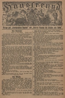 Hausfreund : Beilage zum „Oberschlesischen Anzeiger" und "General-Anzeiger für Schlesien und Posen". 1929, [nr 16]