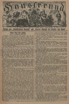 Hausfreund : Beilage zum „Oberschlesischen Anzeiger" und "General-Anzeiger für Schlesien und Posen". 1929, [nr 19]