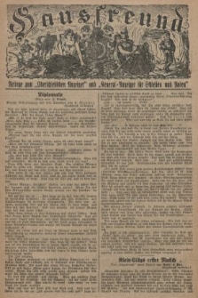 Hausfreund : Beilage zum „Oberschlesischen Anzeiger" und "General-Anzeiger für Schlesien und Posen". 1929, [nr 22]