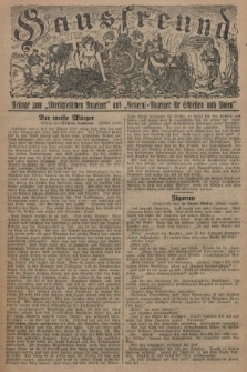 Hausfreund : Beilage zum „Oberschlesischen Anzeiger" und "General-Anzeiger für Schlesien und Posen". 1929, [nr 24]