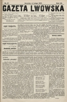 Gazeta Lwowska. 1918, nr 37