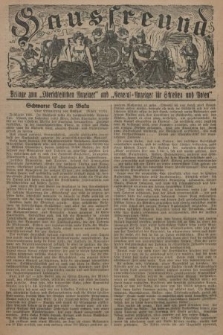 Hausfreund : Beilage zum „Oberschlesischen Anzeiger" und "General-Anzeiger für Schlesien und Posen". 1929, [nr 26]