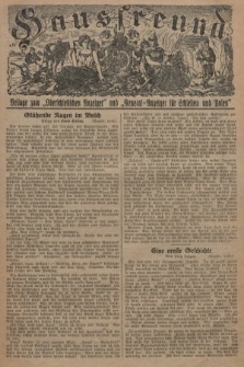 Hausfreund : Beilage zum „Oberschlesischen Anzeiger" und "General-Anzeiger für Schlesien und Posen". 1929, [nr 29]