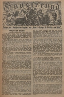 Hausfreund : Beilage zum „Oberschlesischen Anzeiger" und "General-Anzeiger für Schlesien und Posen". 1929, [nr 33]