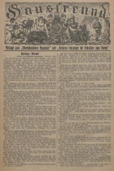 Hausfreund : Beilage zum „Oberschlesischen Anzeiger" und "General-Anzeiger für Schlesien und Posen". 1929, [nr 44]