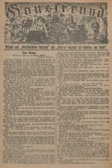 Hausfreund : Beilage zum „Oberschlesischen Anzeiger" und "General-Anzeiger für Schlesien und Posen". 1929, [nr 45]