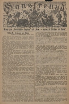 Hausfreund : Beilage zum „Oberschlesischen Anzeiger" und "General-Anzeiger für Schlesien und Posen". 1929, [nr 50]