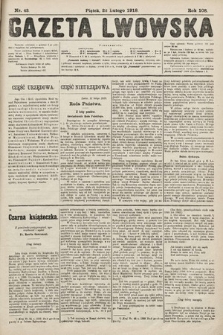 Gazeta Lwowska. 1918, nr 43