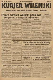 Kurjer Wileński, Nowogródzki, Grodzieński, Suwalski, Poleski i Wołyński. 1939, nr 39