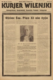 Kurjer Wileński, Nowogródzki, Grodzieński, Suwalski, Poleski i Wołyński. 1939, nr 42