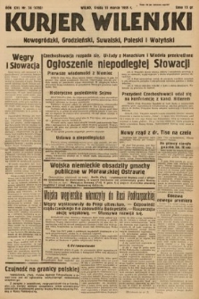 Kurjer Wileński, Nowogródzki, Grodzieński, Suwalski, Poleski i Wołyński. 1939, nr 74