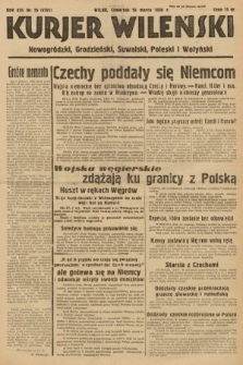 Kurjer Wileński, Nowogródzki, Grodzieński, Suwalski, Poleski i Wołyński. 1939, nr 75