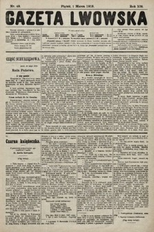 Gazeta Lwowska. 1918, nr 49