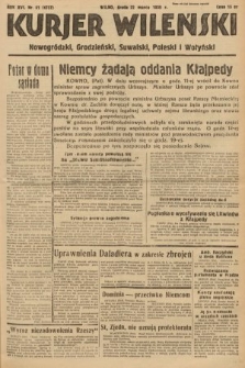 Kurjer Wileński, Nowogródzki, Grodzieński, Suwalski, Poleski i Wołyński. 1939, nr 81