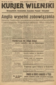 Kurjer Wileński, Nowogródzki, Grodzieński, Suwalski, Poleski i Wołyński. 1939, nr 115