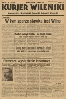 Kurjer Wileński, Nowogródzki, Grodzieński, Suwalski, Poleski i Wołyński. 1939, nr 149
