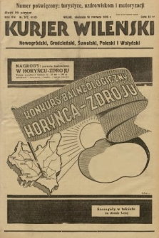 Kurjer Wileński, Nowogródzki, Grodzieński, Suwalski, Poleski i Wołyński. 1939, nr 172