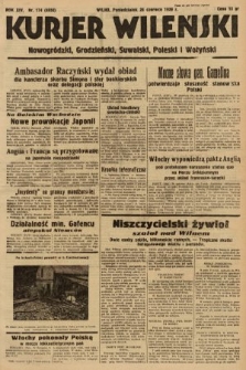 Kurjer Wileński, Nowogródzki, Grodzieński, Suwalski, Poleski i Wołyński. 1939, nr 174