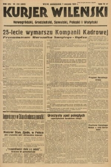 Kurjer Wileński, Nowogródzki, Grodzieński, Suwalski, Poleski i Wołyński. 1939, nr 216