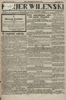 Kurjer Wileński : niezależny organ demokratyczny. 1928, nr 138