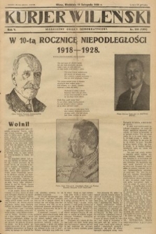 Kurjer Wileński : niezależny organ demokratyczny. 1928, nr 259