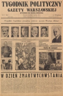 Tygodnik Polityczny Gazety Warszawskiej : wychodzi na każdą niedzielę. 1935, nr 3