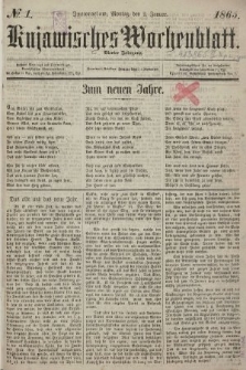 Kujawisches Wochenblatt. 1865, no. 1