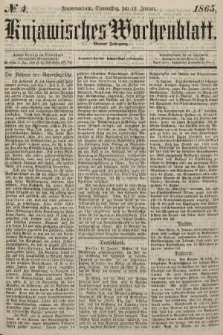Kujawisches Wochenblatt. 1865, no. 4