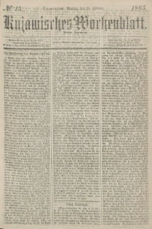 Kujawisches Wochenblatt. 1865, no. 15