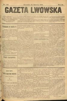 Gazeta Lwowska. 1904, nr 142