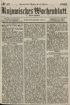 Kujawisches Wochenblatt. 1865, no. 17
