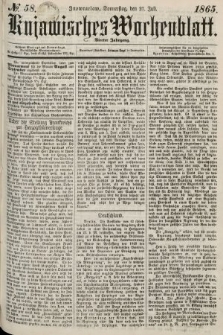 Kujawisches Wochenblatt. 1865, no. 58