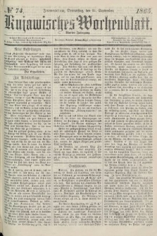 Kujawisches Wochenblatt. 1865, no. 74