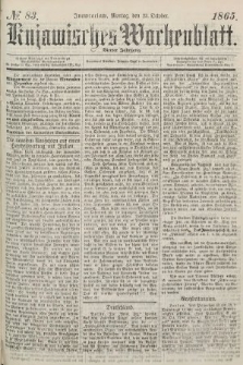 Kujawisches Wochenblatt. 1865, no. 83