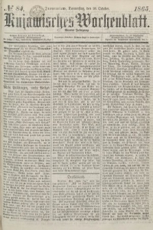 Kujawisches Wochenblatt. 1865, no. 84