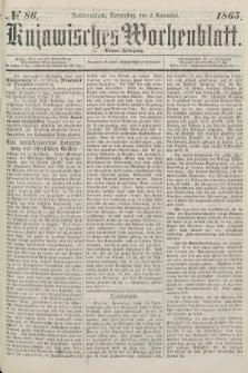 Kujawisches Wochenblatt. 1865, no. 86
