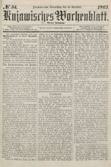 Kujawisches Wochenblatt. 1865, no. 94