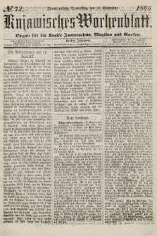 Kujawisches Wochenblatt : organ für die kreise Inowroclaw, Mogilno und Gnesen. 1866, no. 72