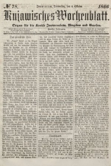 Kujawisches Wochenblatt : organ für die kreise Inowroclaw, Mogilno und Gnesen. 1866, no. 78