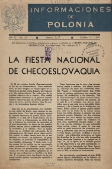 Informaciones de Polonia. 1941, no 18