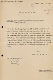 Anordnung. 1940, nr 3