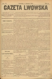 Gazeta Lwowska. 1904, nr 177