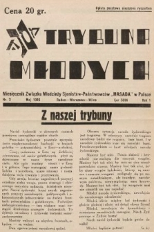 Trybuna Młodych : miesięcznik Związku Młodzieży Sjonistów-Państwowców „Masada” w Polsce. 1936, nr 2