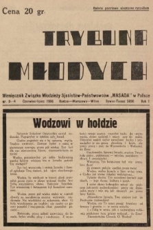 Trybuna Młodych : miesięcznik Związku Młodzieży Sjonistów-Państwowców „Masada” w Polsce. 1936, nr 3 i 4