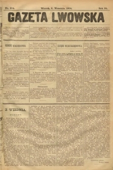 Gazeta Lwowska. 1904, nr 204