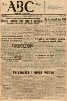 ABC : nowiny codzienne. 1937, nr 16