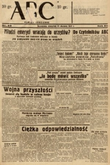 ABC : nowiny codzienne. 1937, nr 23