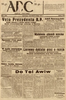 ABC : nowiny codzienne. 1937, nr 49